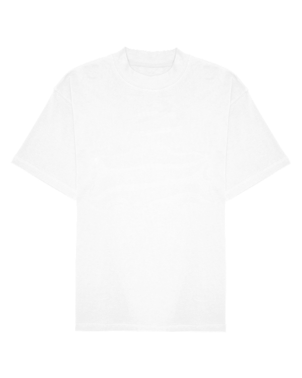 ASHLUXE Logo Blank High neck T-shirt White