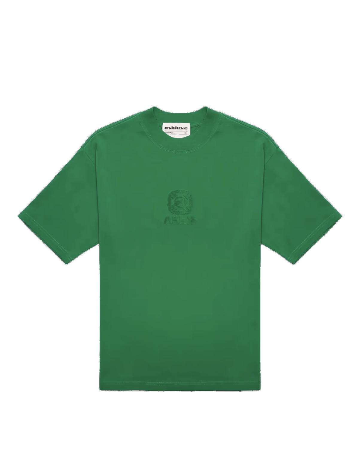 Ashluxe Embroidered Emblem T-Shirt Green