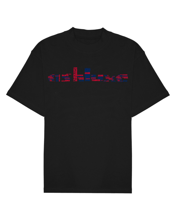 Ashluxe Slang T-shirt  Multicolour Black Red