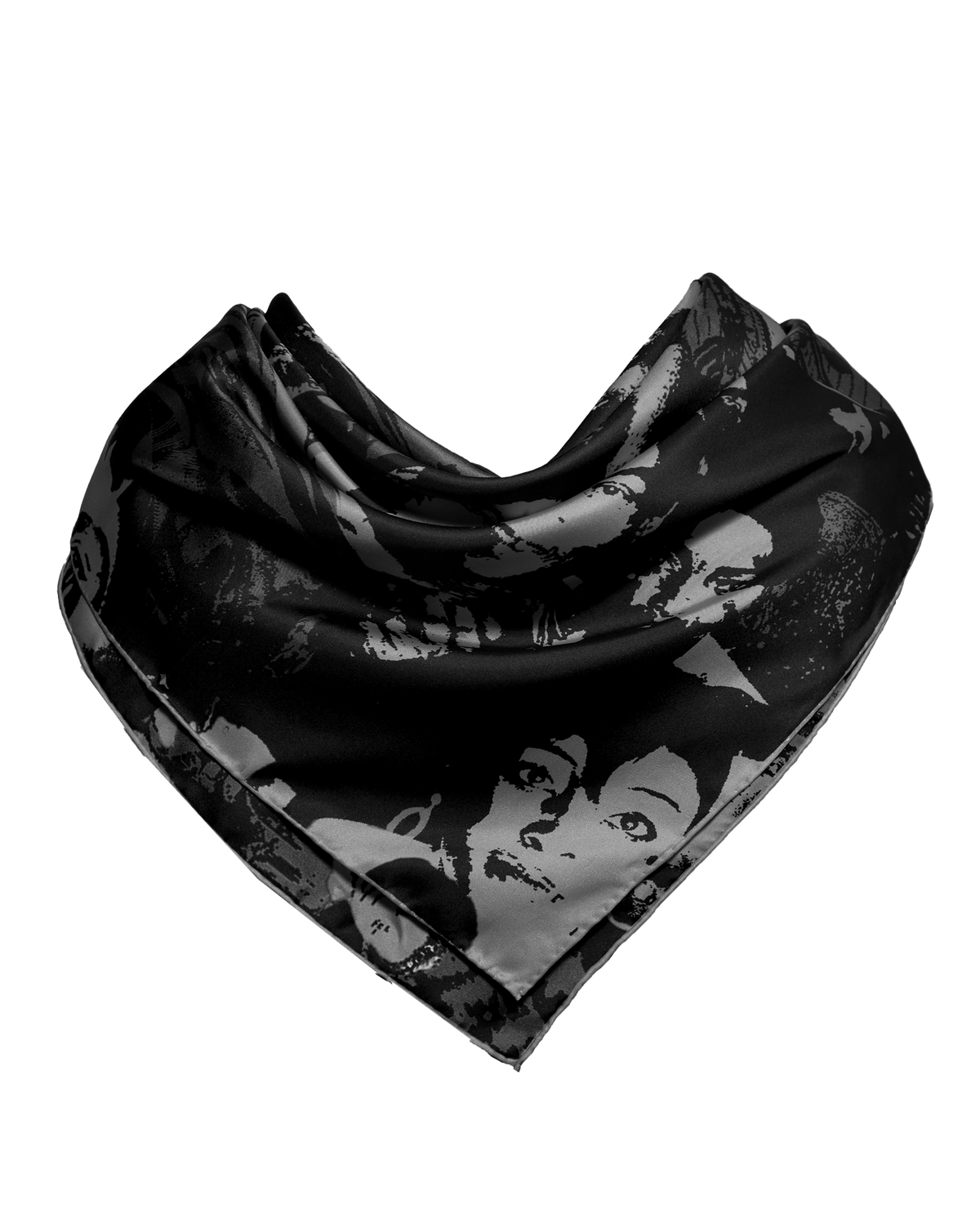 Ashluxe Fela's Culture Mosaic Scarves - Black