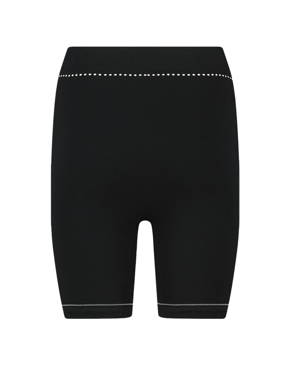 Ashluxe Female Active Biker Shorts Black White