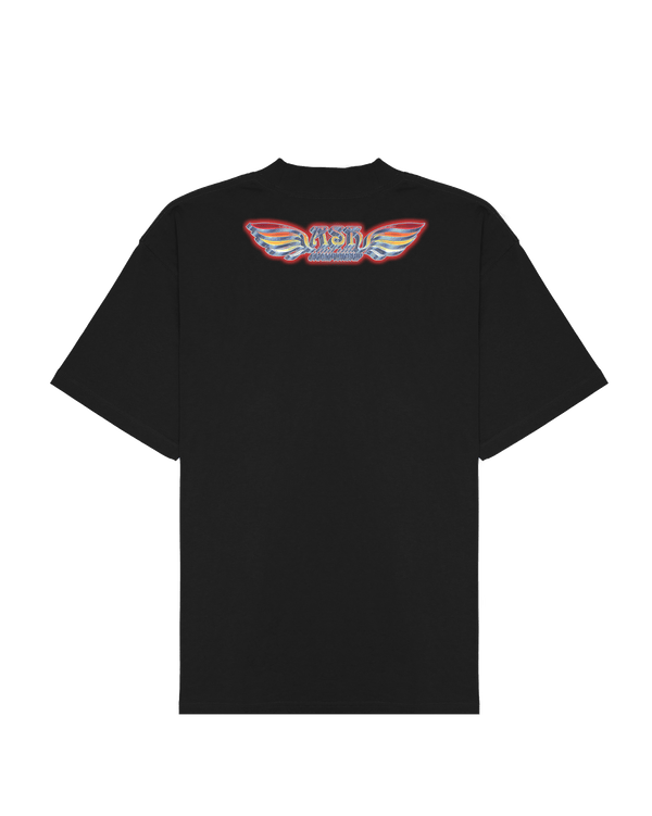 Ashluxe Glow Mockup Tee Black