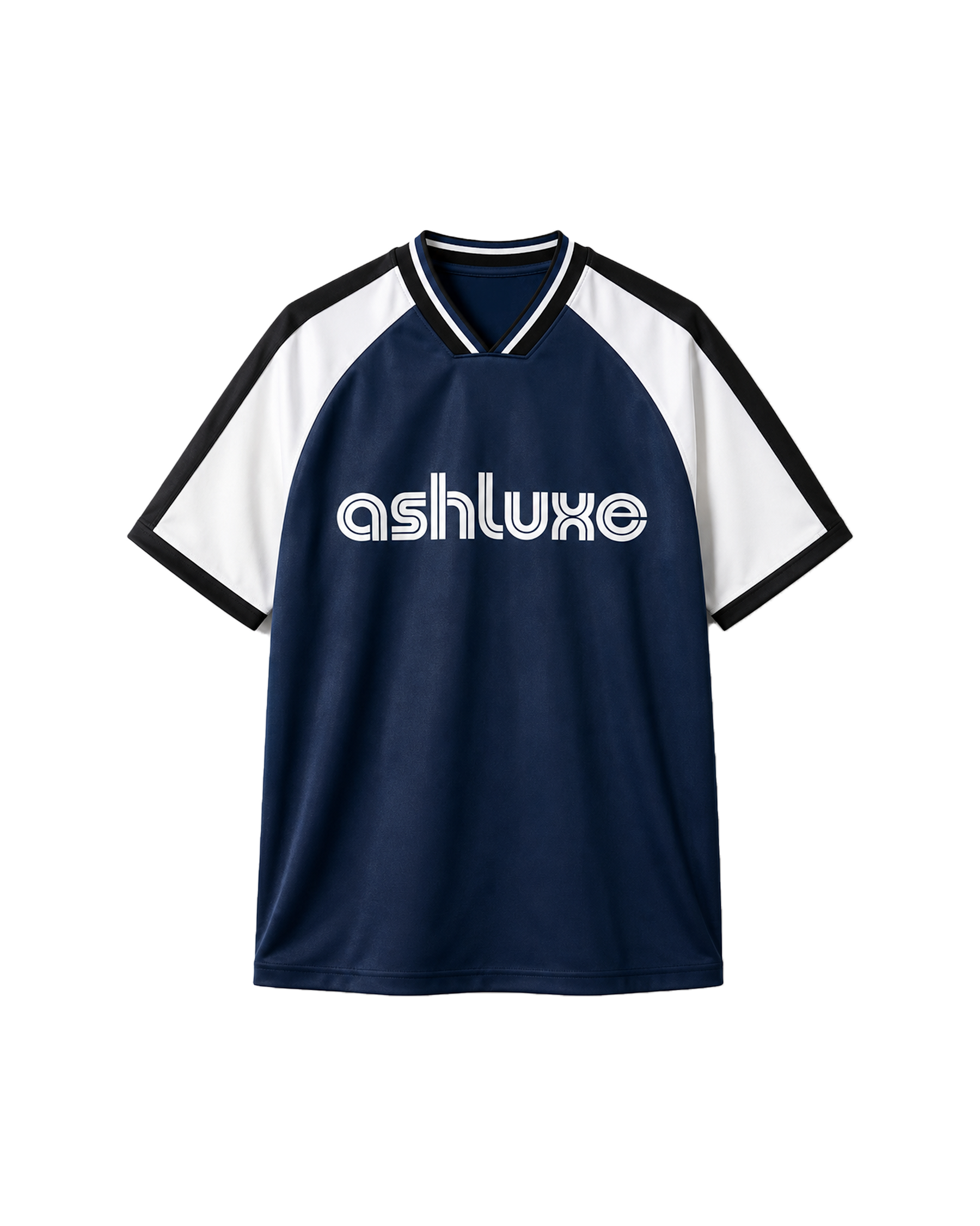 Ashluxe Shadow Stripe Jersey Blue