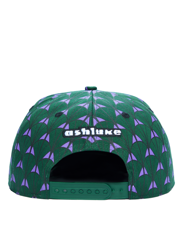 Ashluxe Snapback A -Eagle Cap  Green Purple