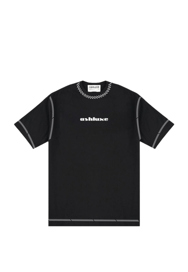 Ashluxe Threaded T-shirt - Black