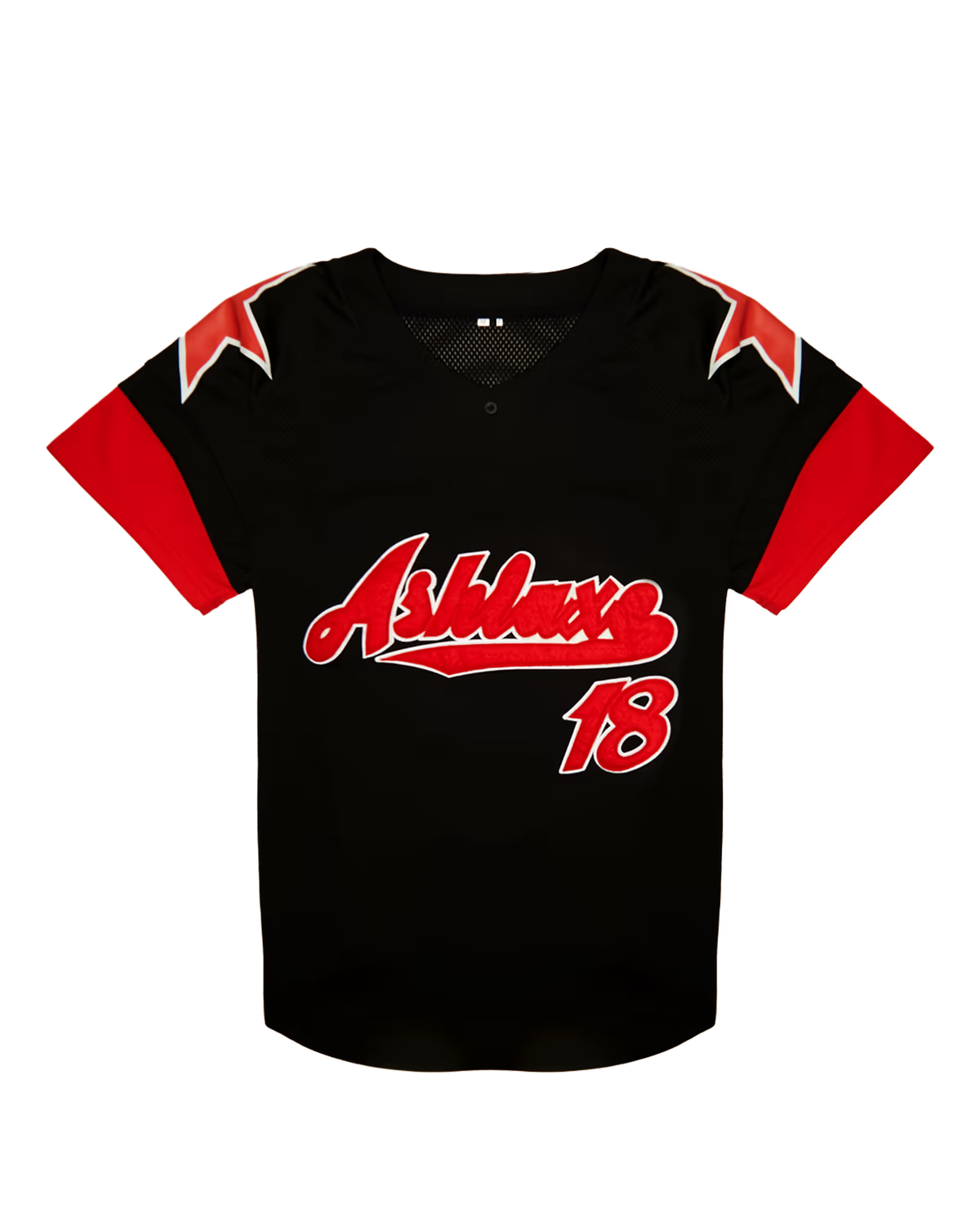 Ashluxe Classic Baseball Jersey Black