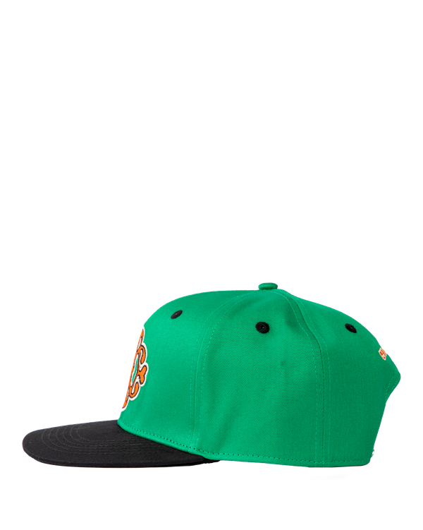 Ashluxe Emblem Snapback Cap Green