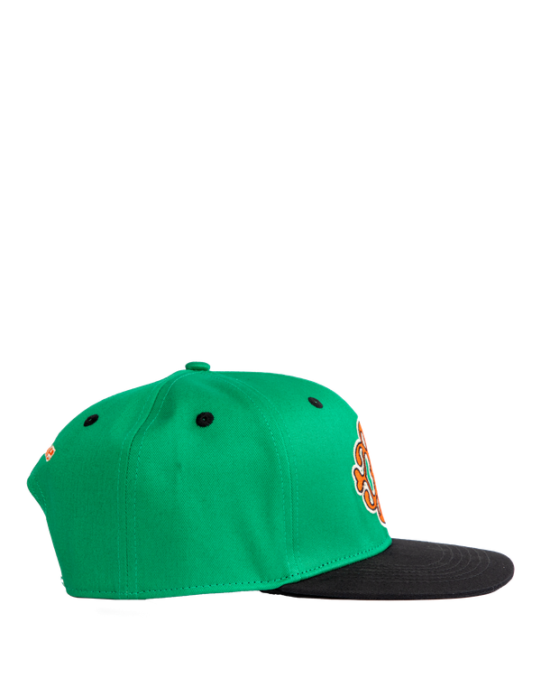 Ashluxe Emblem Snapback Cap Green