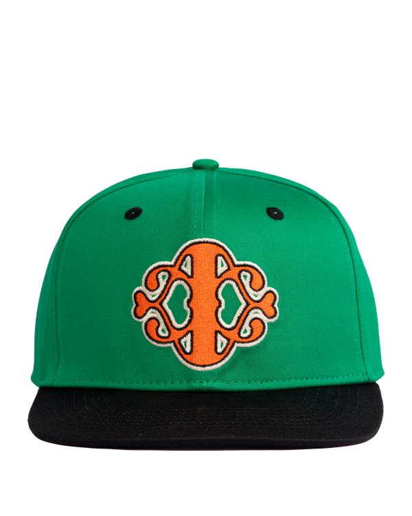 Ashluxe Emblem Snapback Cap Green