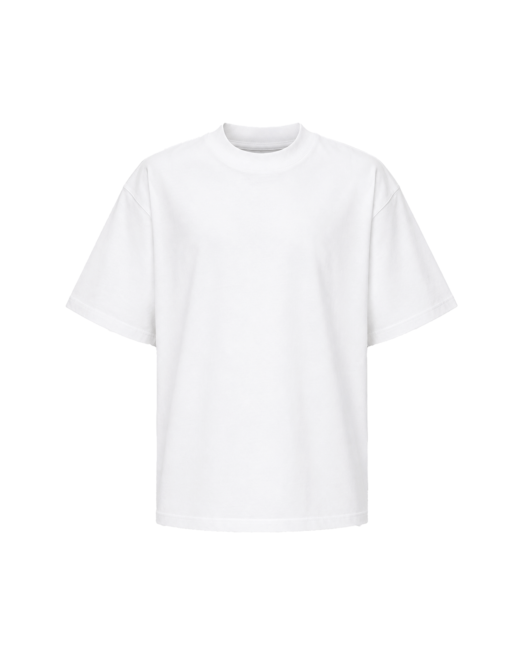 Ashluxe Logo Blank High neck T-shirt - White