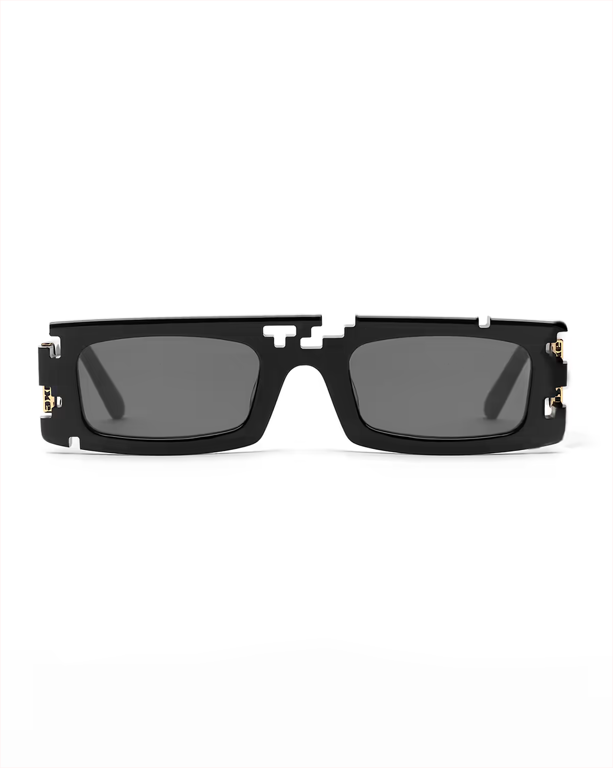 Ashluxe Pixel Cut Sunglasses Black