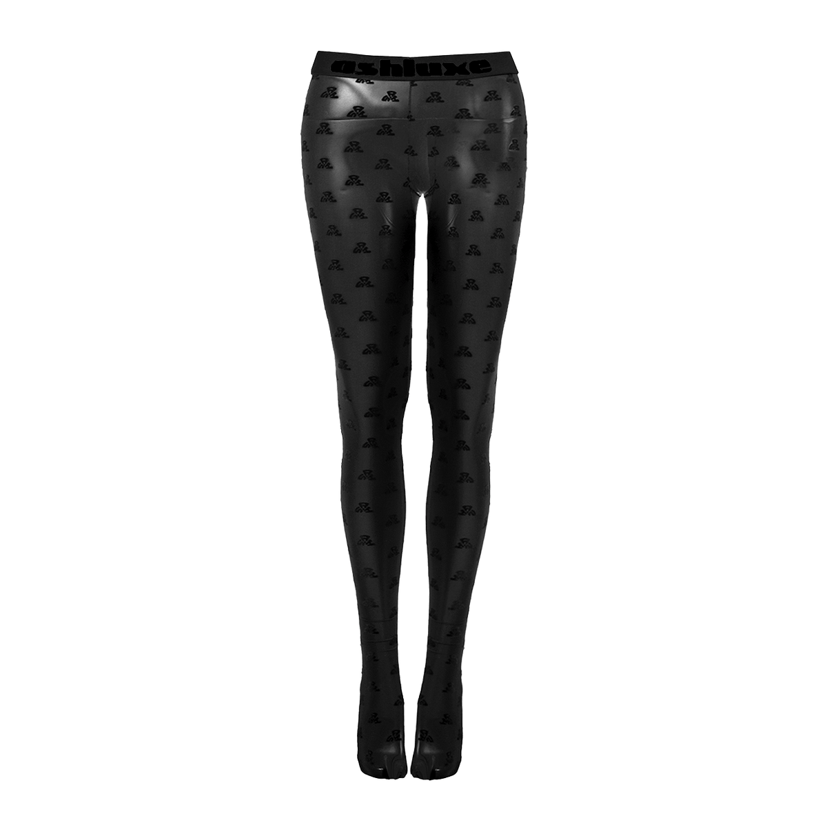 Ashluxe Mesh Unbranded Body Leggings - Black