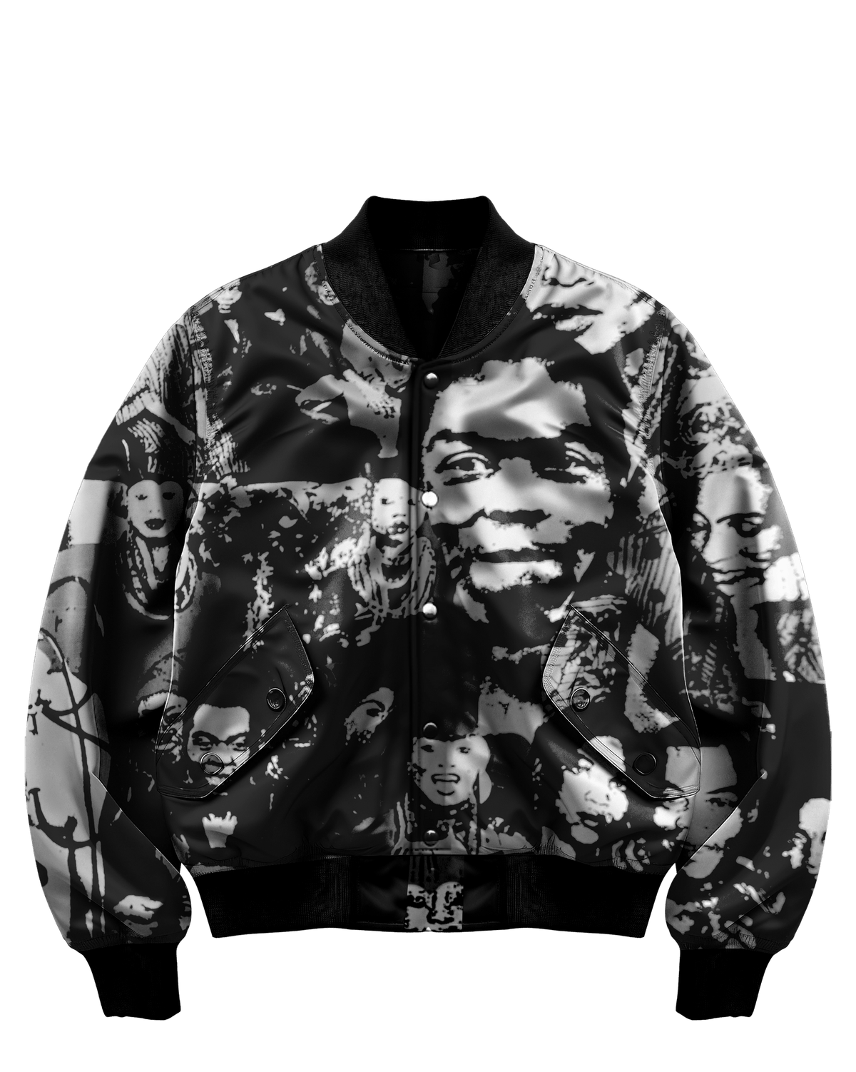 Ashluxe Fela's culture mosaic Jacket - Black