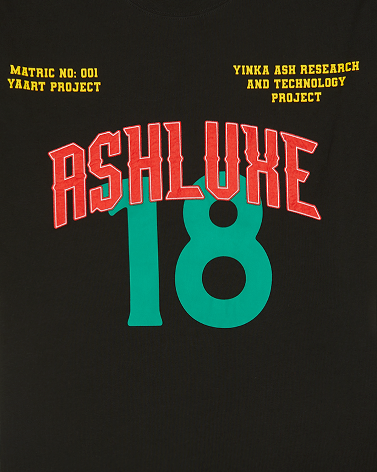 Ashluxe Research T-shirt Black