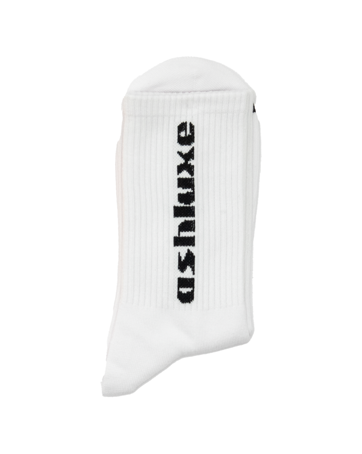 Ash Logo Socks White Black