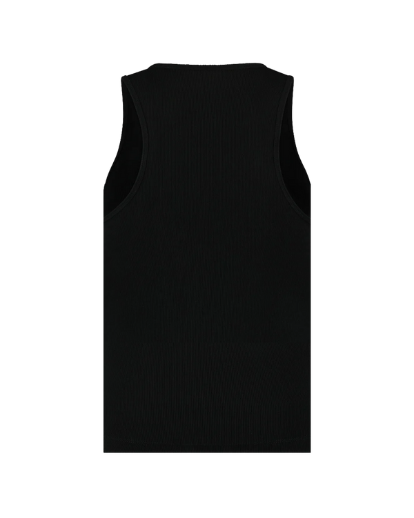 Ash Logo Tank Top - Black