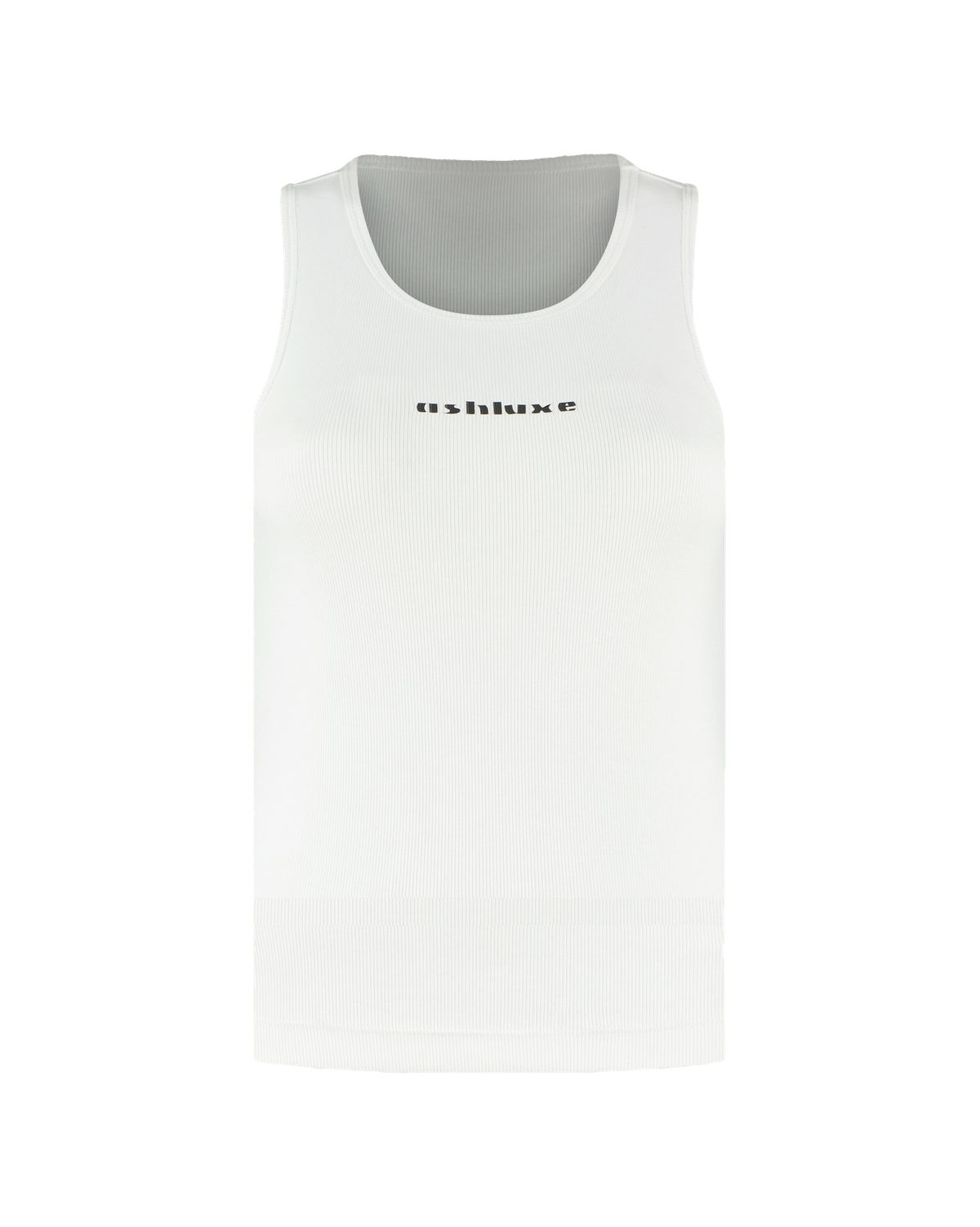 Ash Logo Tank Top - White