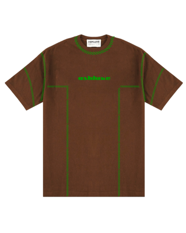 Ashluxe Double Threaded T-shirt - Brown