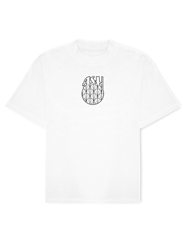 Ashluxe Stitched Emblem T-Shirt White