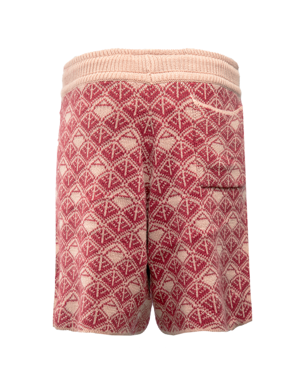 Ashluxe  Monogram Knitted Short Pink