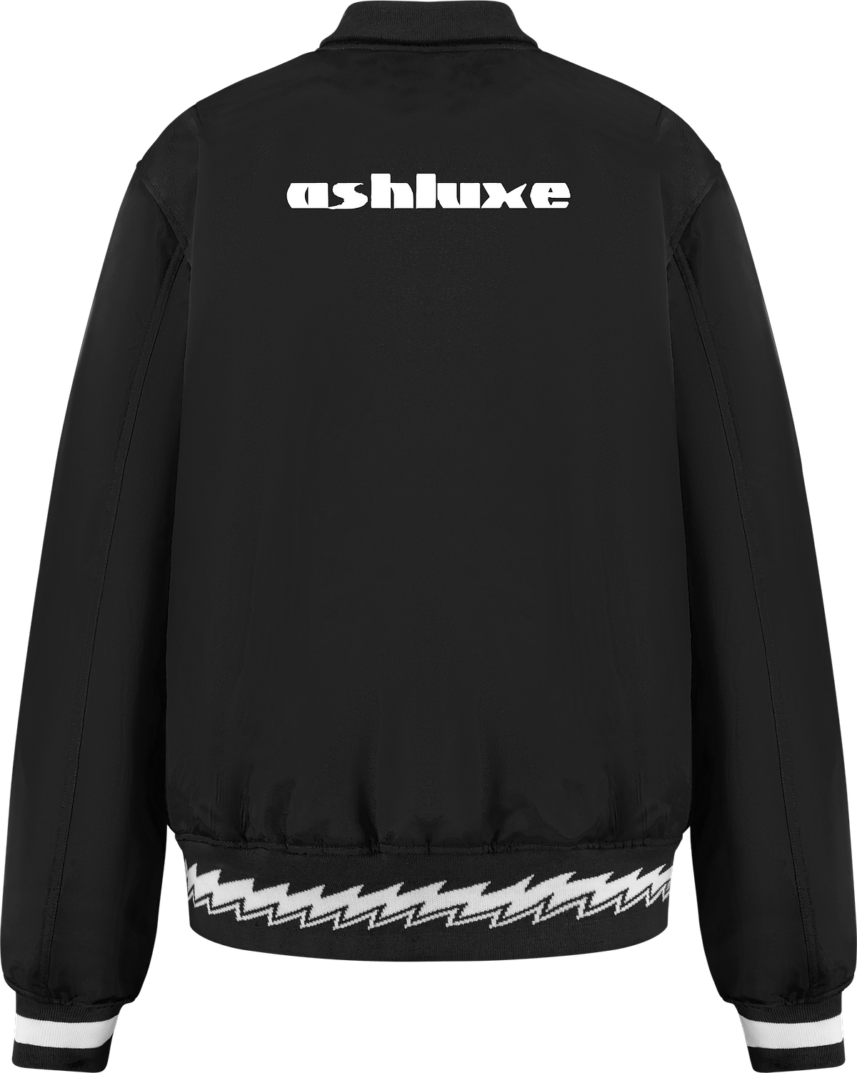 ASHLUXE Bomber Jacket - Black