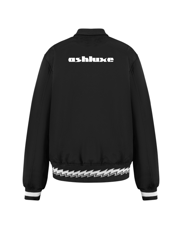 ASHLUXE Bomber Jacket - Black