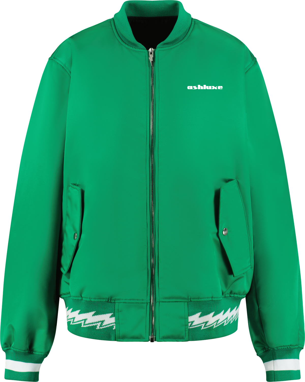 ASHLUXE Bomber Jacket - Green