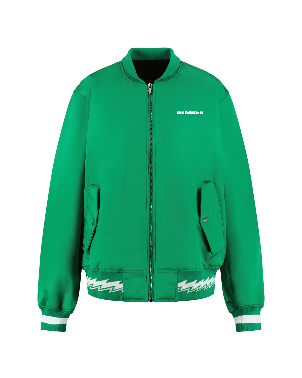 ASHLUXE Bomber Jacket - Green