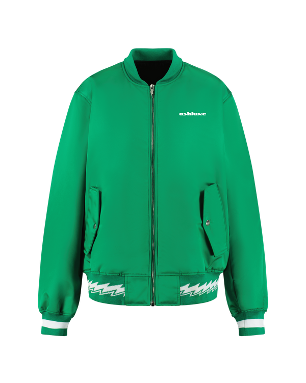 ASHLUXE Bomber Jacket - Green