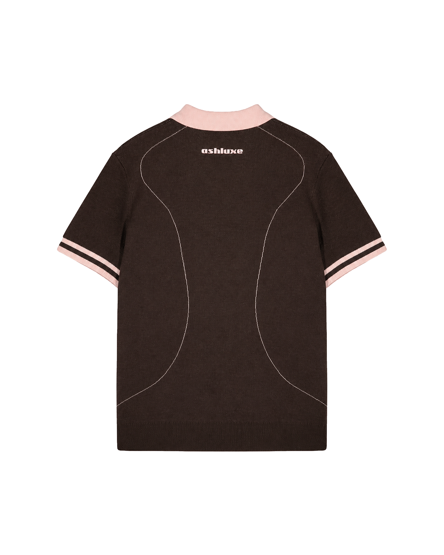 Ashluxe Classic Match Polo Brown