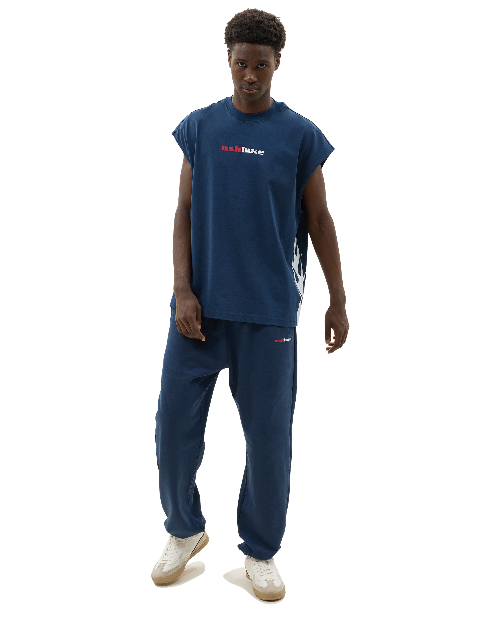 Ashluxe Logo Trackpants Blue