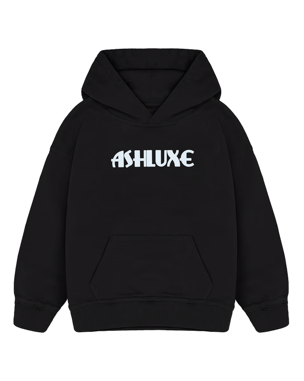 Ashluxe Neo Logo Hoodie Black