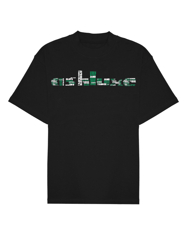 Ashluxe Slang T-Shirt Multicolour Black Green