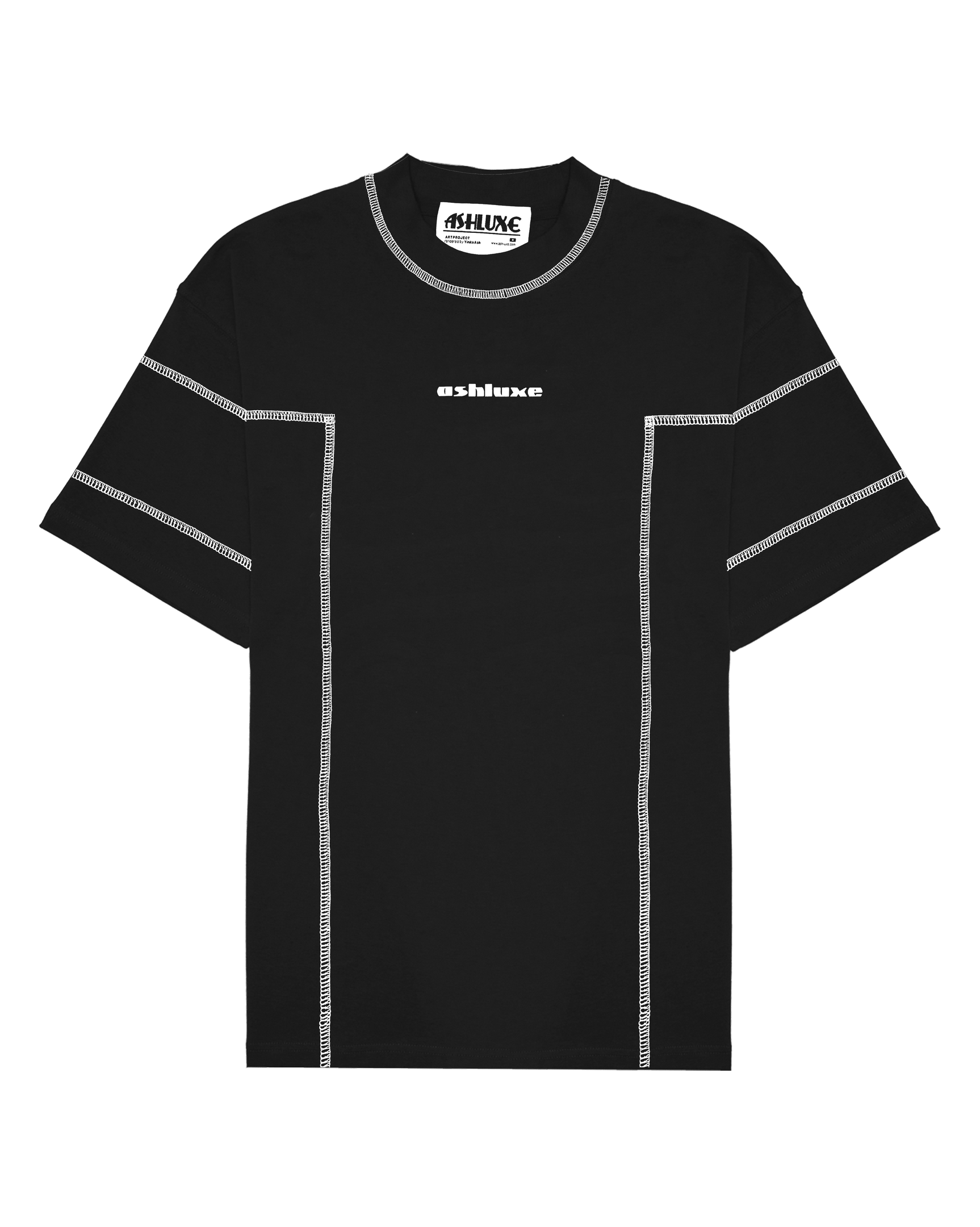 
Ashluxe Double Threaded T-shirt - Black