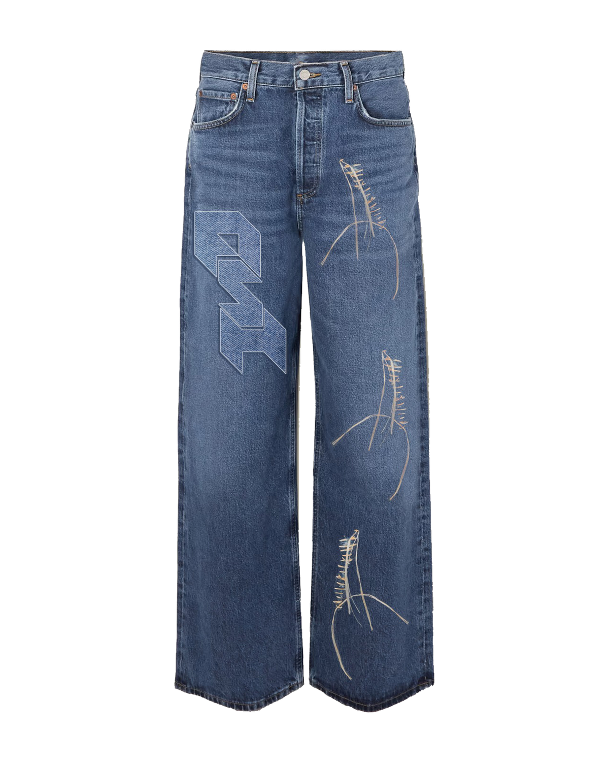 Ashluxe El Clasico Denim Pant - Blue