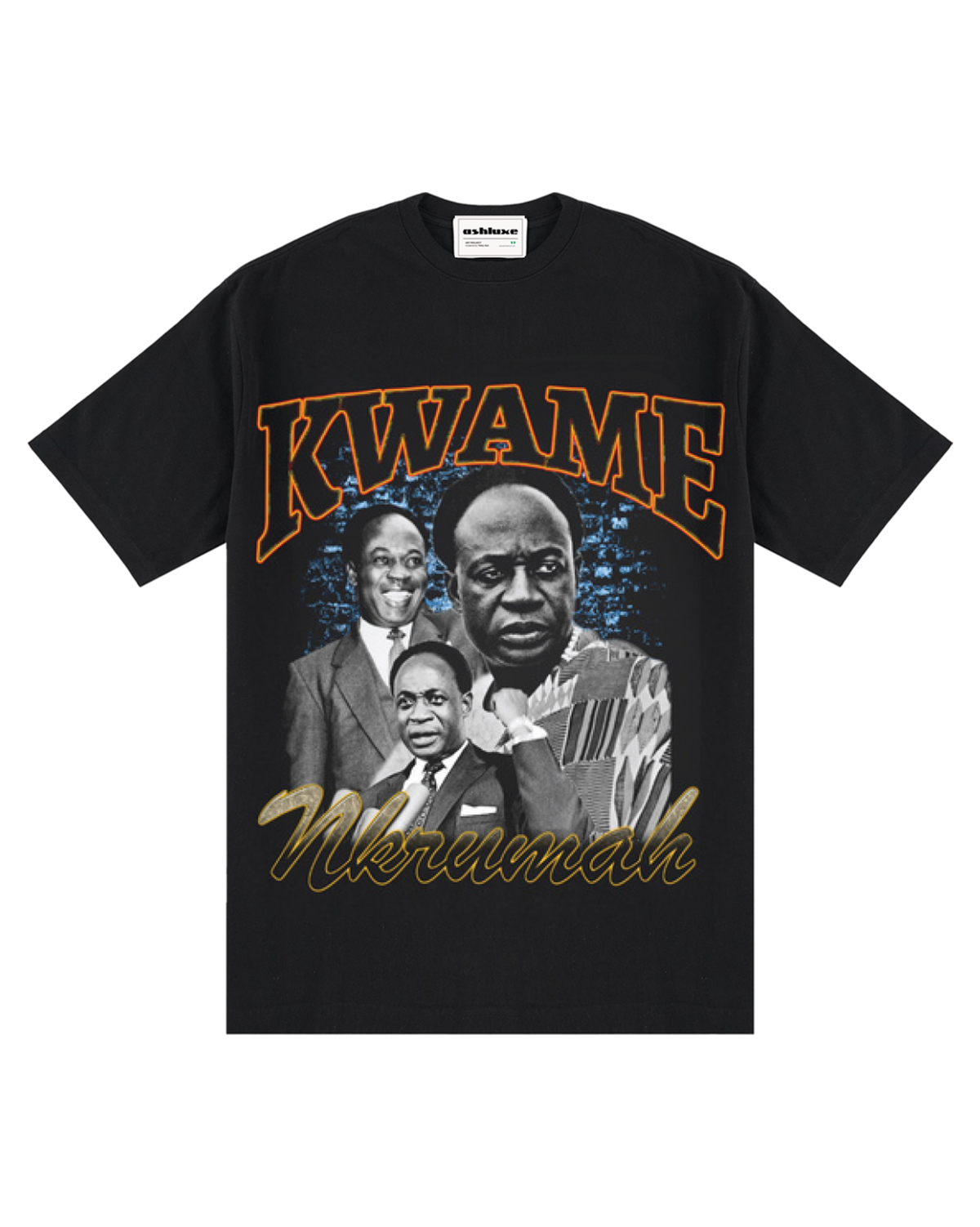 Ashluxe Kwame Icon T-shirt - Black