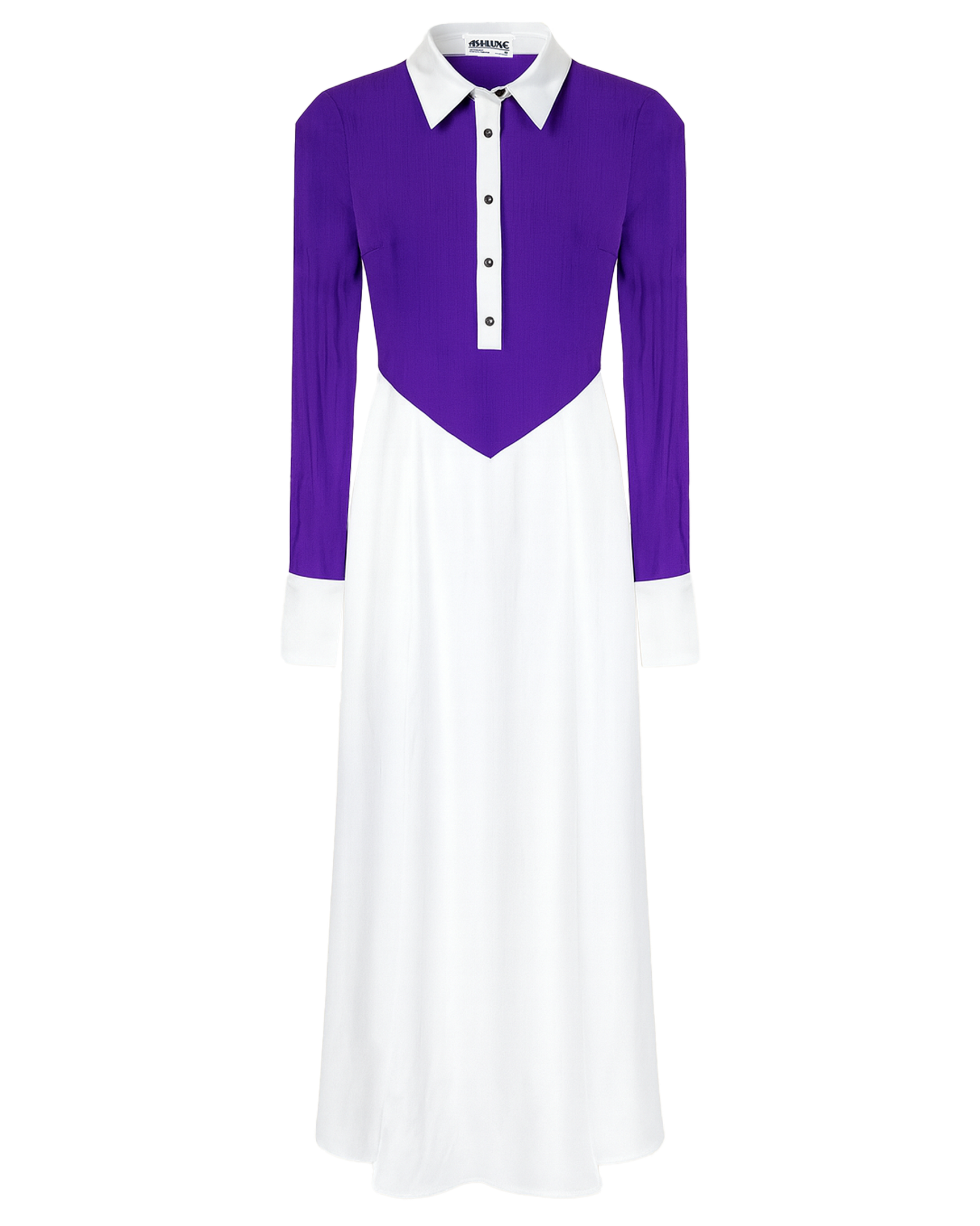 white and purple combination dress Ombre Purple Straps Slit Puffy Aline Wedding Gown