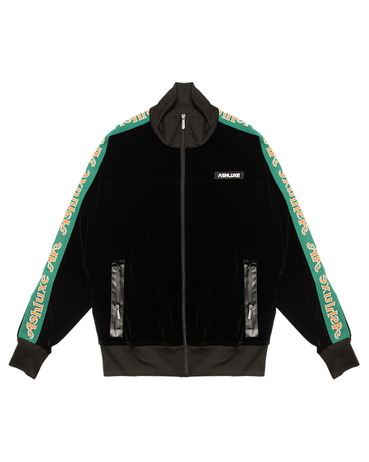 Ashluxe Paradise Track Jacket  Black