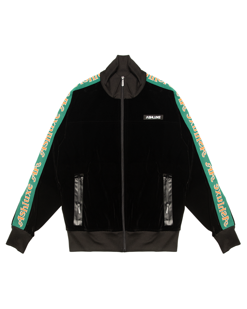 Ashluxe Paradise Track Jacket  Black