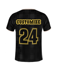 Ashluxe 24 Away Jersey  Customized Black