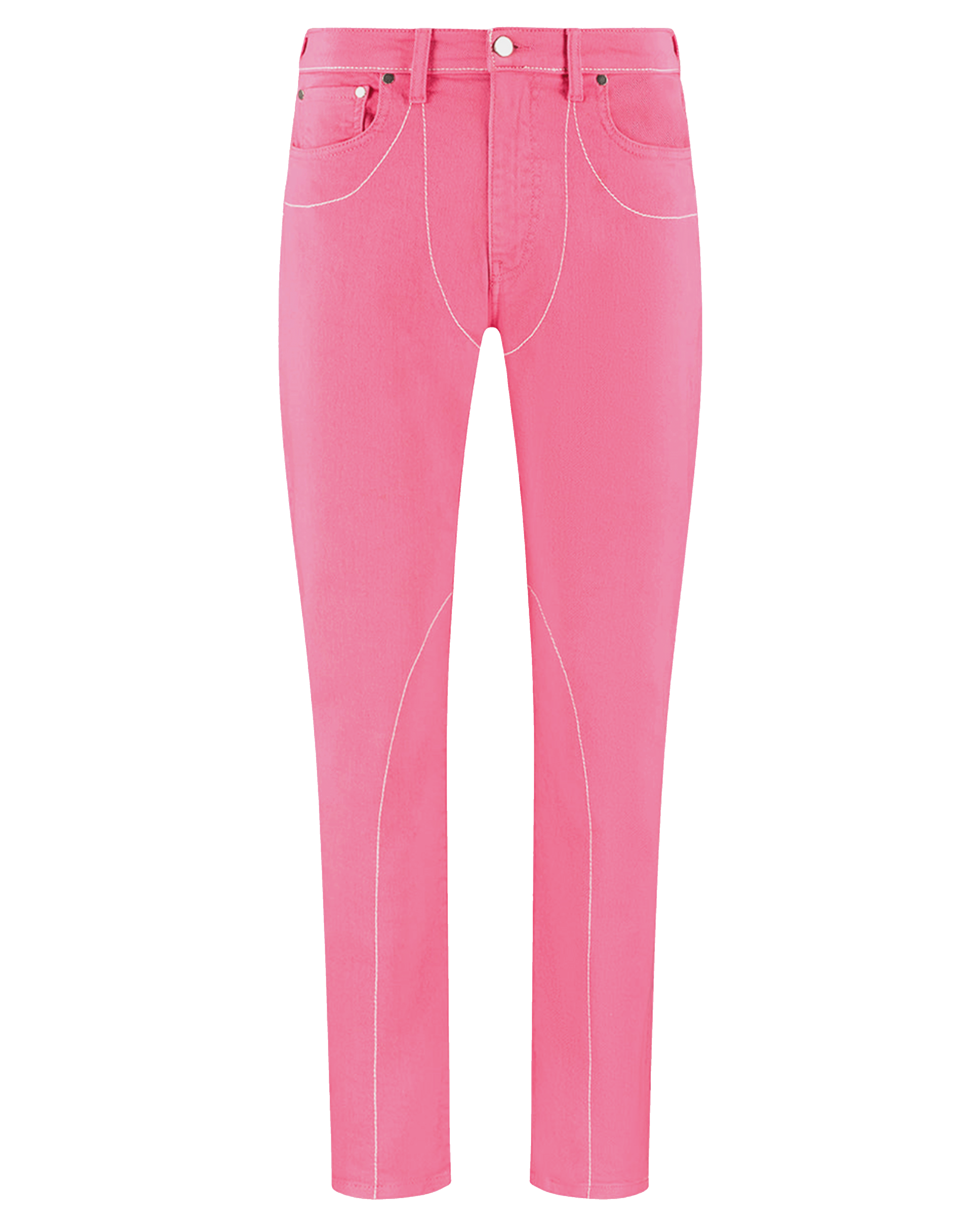 Ashluxe Female Denim Slimfit Pants 5Pockets Pink