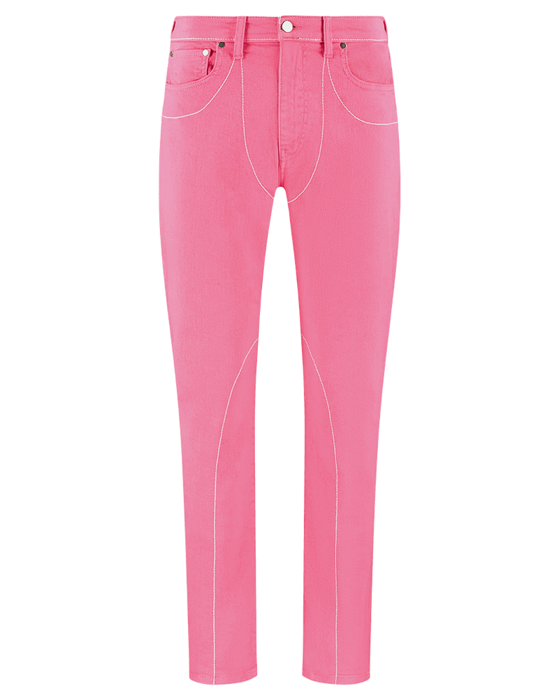 Ashluxe Female Denim Slimfit Pants 5Pockets Pink