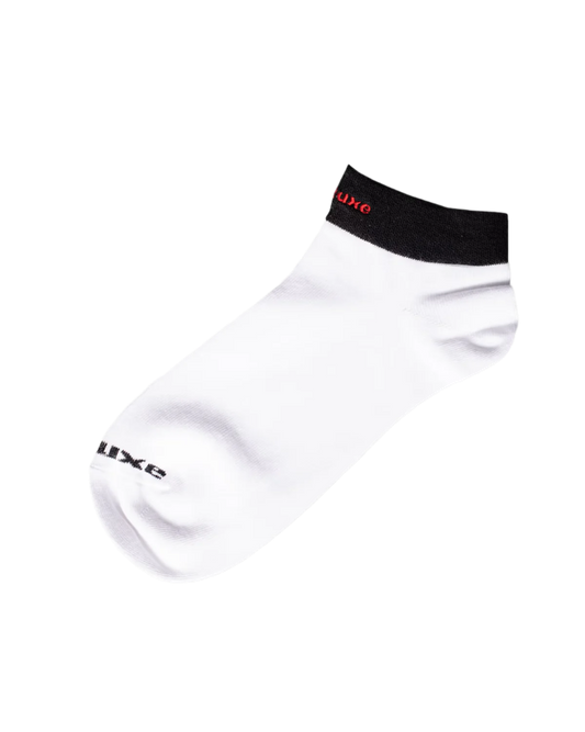 ASHLUXE Ankle Socks Black White