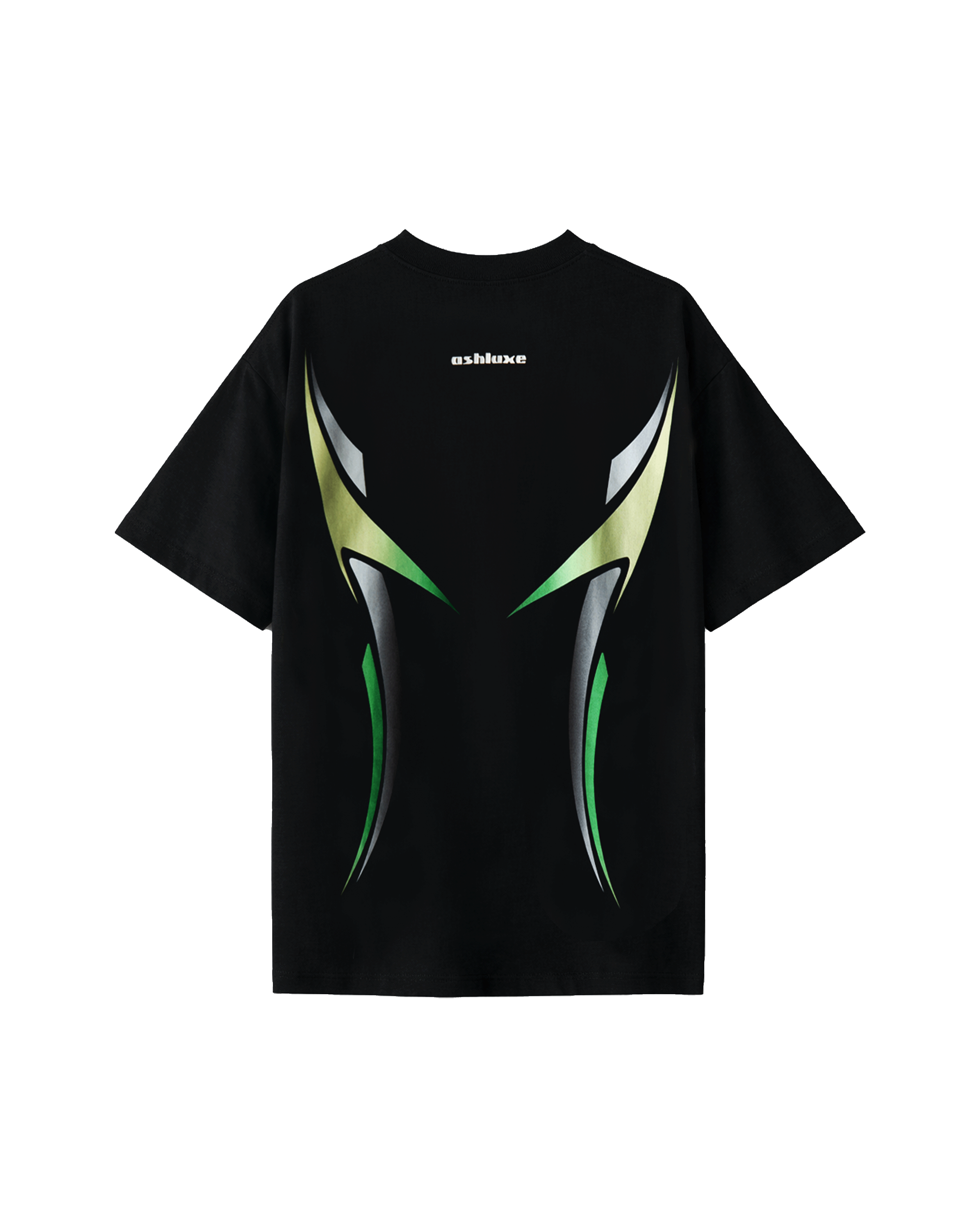 Ashluxe Race Code T-Shirt Black Green