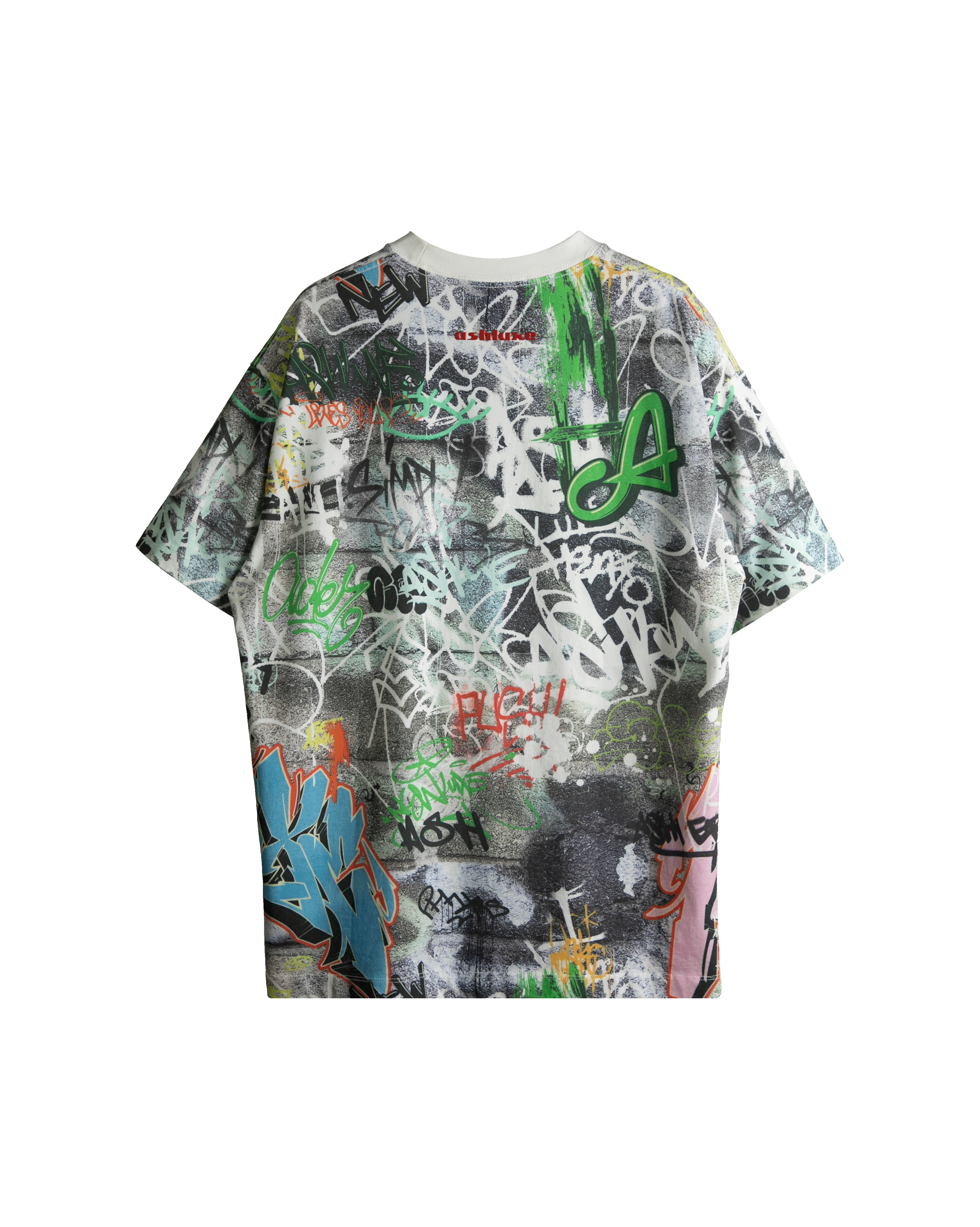 Ashluxe Wall Graffiti T-Shirt White