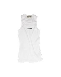Ash Logo Tank Top - White