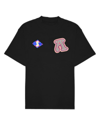 Ashluxe Patch Logo T-shirt   Black