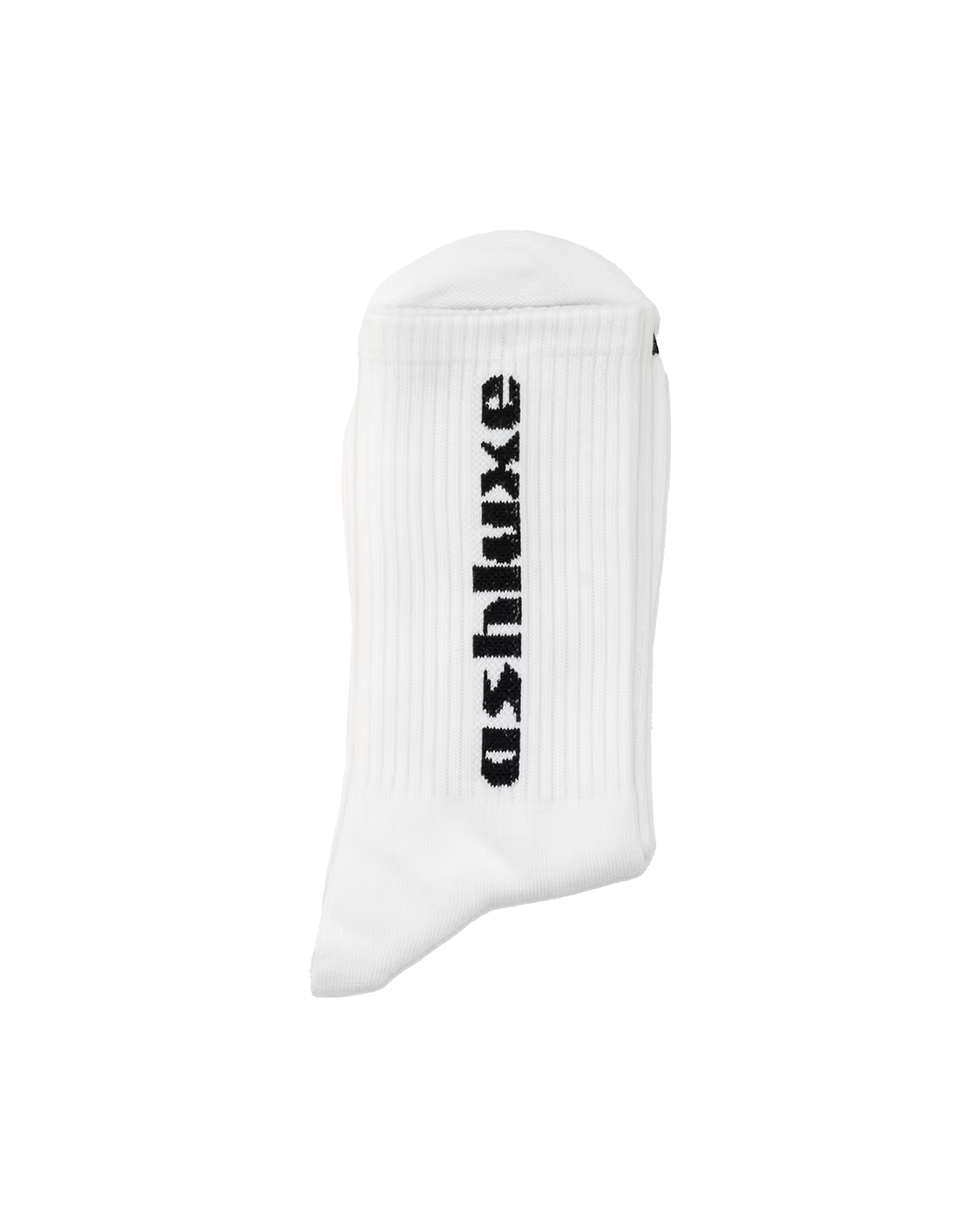 Ash Logo Socks White Black