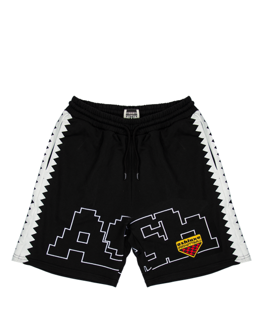 Ashluxe Digital Logo Sweatshort Black