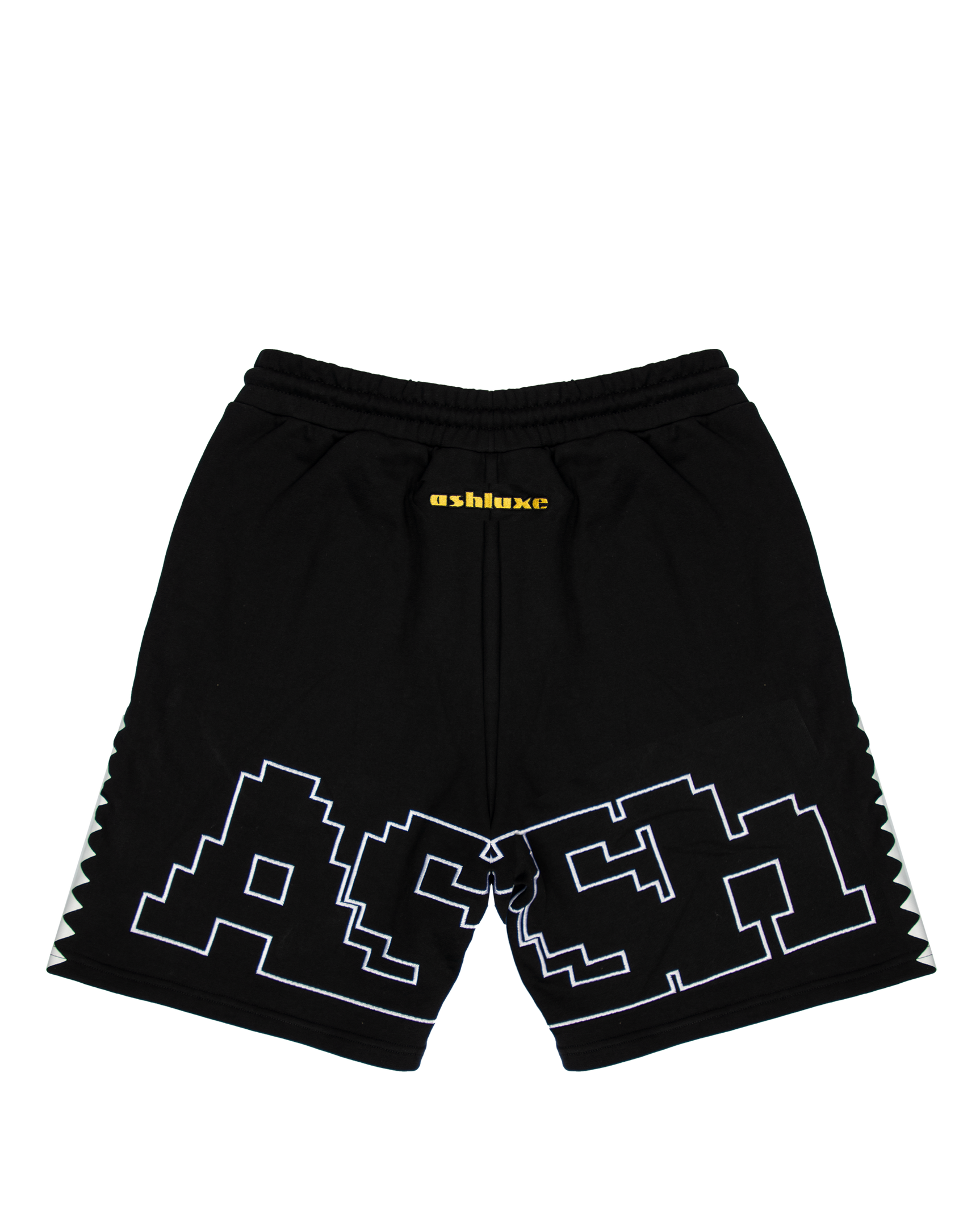 Ashluxe Digital Logo Sweatshort Black